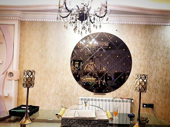 ایینه پازل اینه کاری دکوراتیو الماس|آینه|مشهد, آزادشهر|دیوار