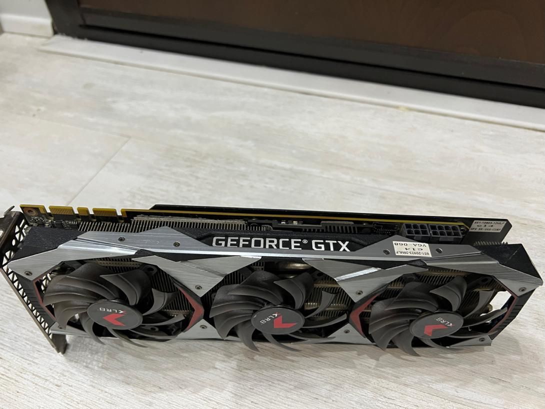 کارت گرافیک 1080ti گیمینگ 11G مدل ۳فن برند PNY|قطعات و لوازم جانبی رایانه|تهران, زاهد گیلانی|دیوار