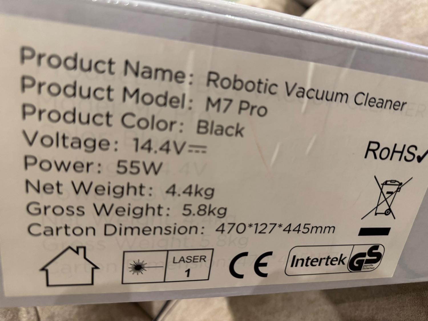 جارو برقی روباتیک M7 Pro|جاروبرقی، جارو شارژی، بخارشو|تهران, نیروی هوایی (پیروزی)|دیوار