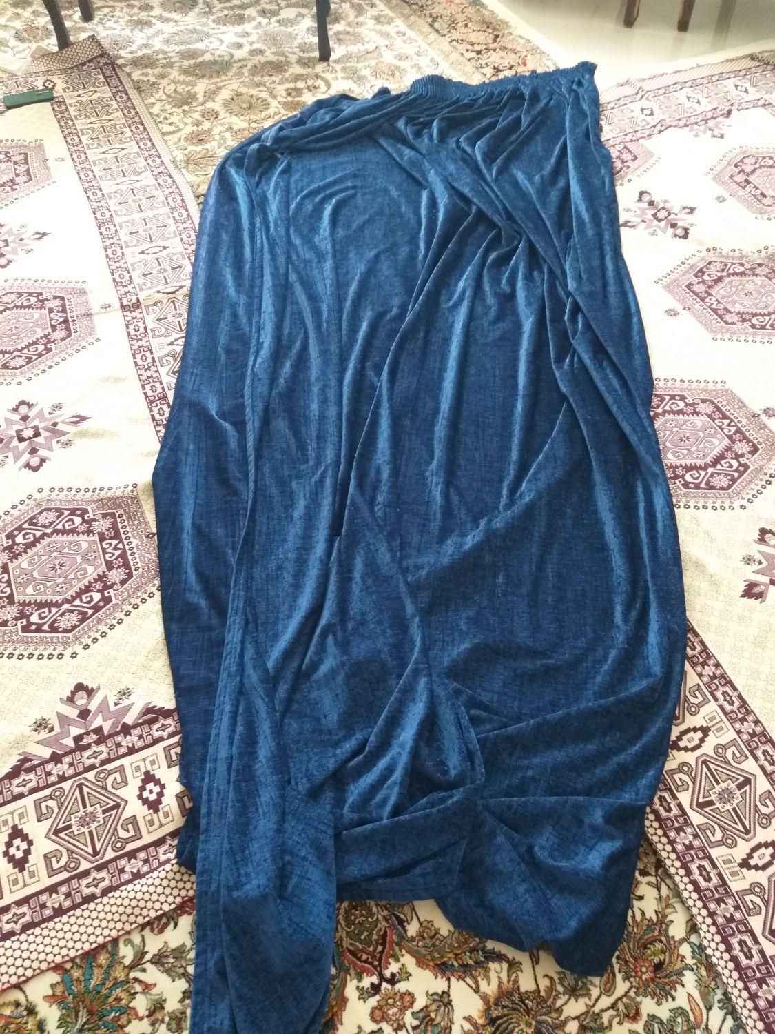 پرده توری ترک ودستک مخمل۲مترو۸۰در۳متر|پرده، رانر، رومیزی|مشهد, کارمندان دوم|دیوار