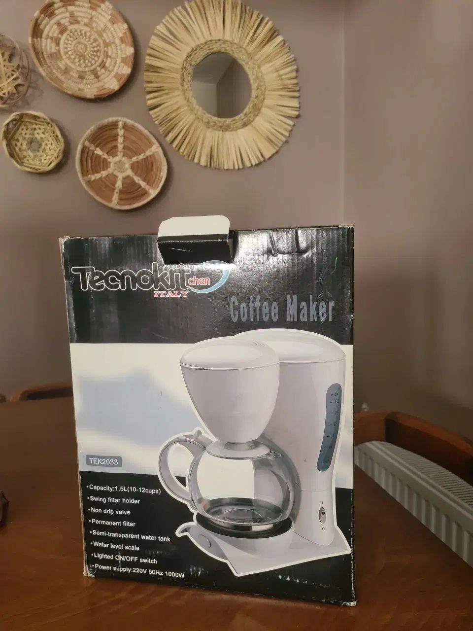 قهوه ساز -coffe maker برند tecnokit ایتالیایی|سماور، چای‌ساز، قهوه‌ساز|تهران, باغ فیض|دیوار