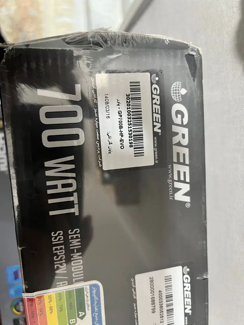 پاور گرین 700W EVO 80Plus Gold|قطعات و لوازم جانبی رایانه|مشهد, وکیل‌آباد|دیوار