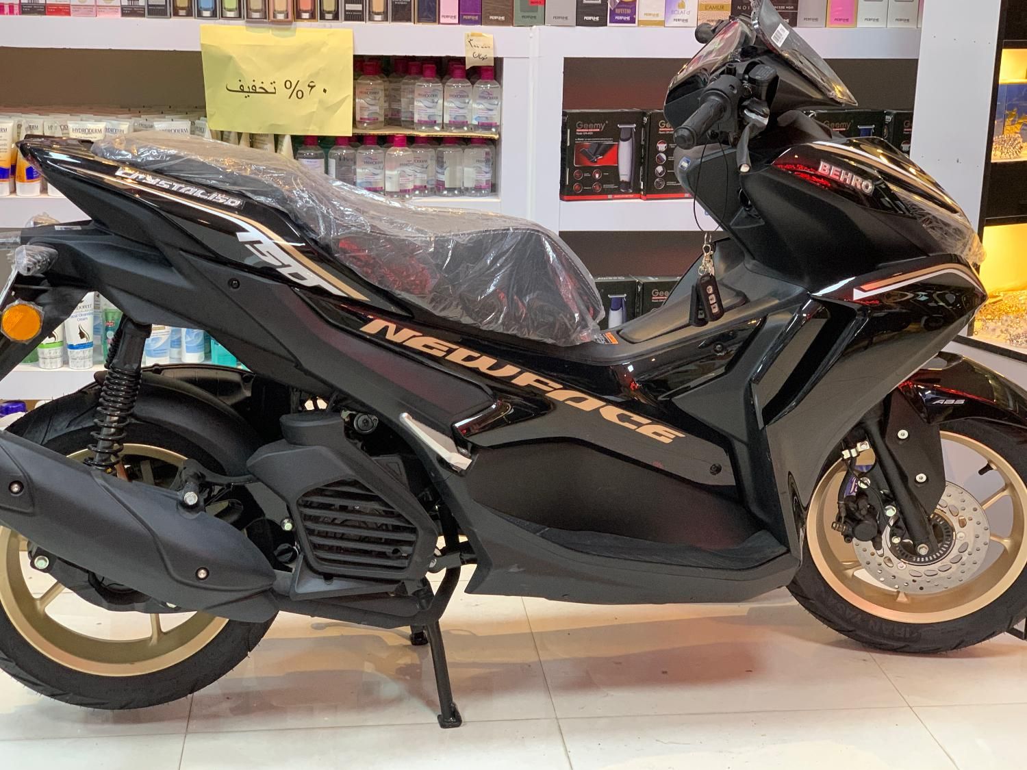 موتور طرح آیروکس هواخنک نیو فیس ۱۵۵|موتورسیکلت|کاشان, رسالت|دیوار