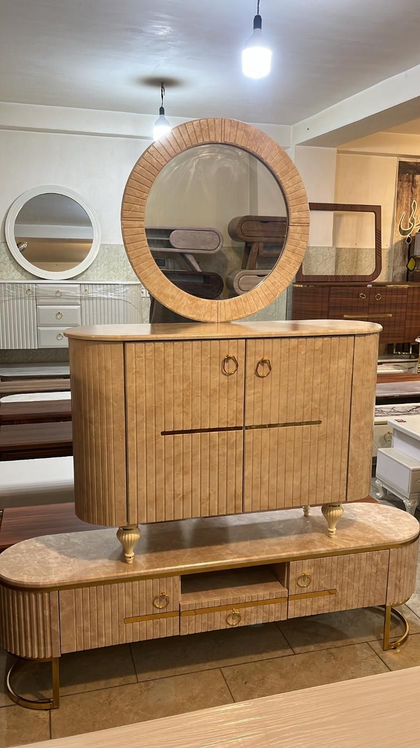 اینه کنسول و میز تی وی کلاسیک میلانو۳۰۹|بوفه، ویترین، کنسول|تبریز, |دیوار