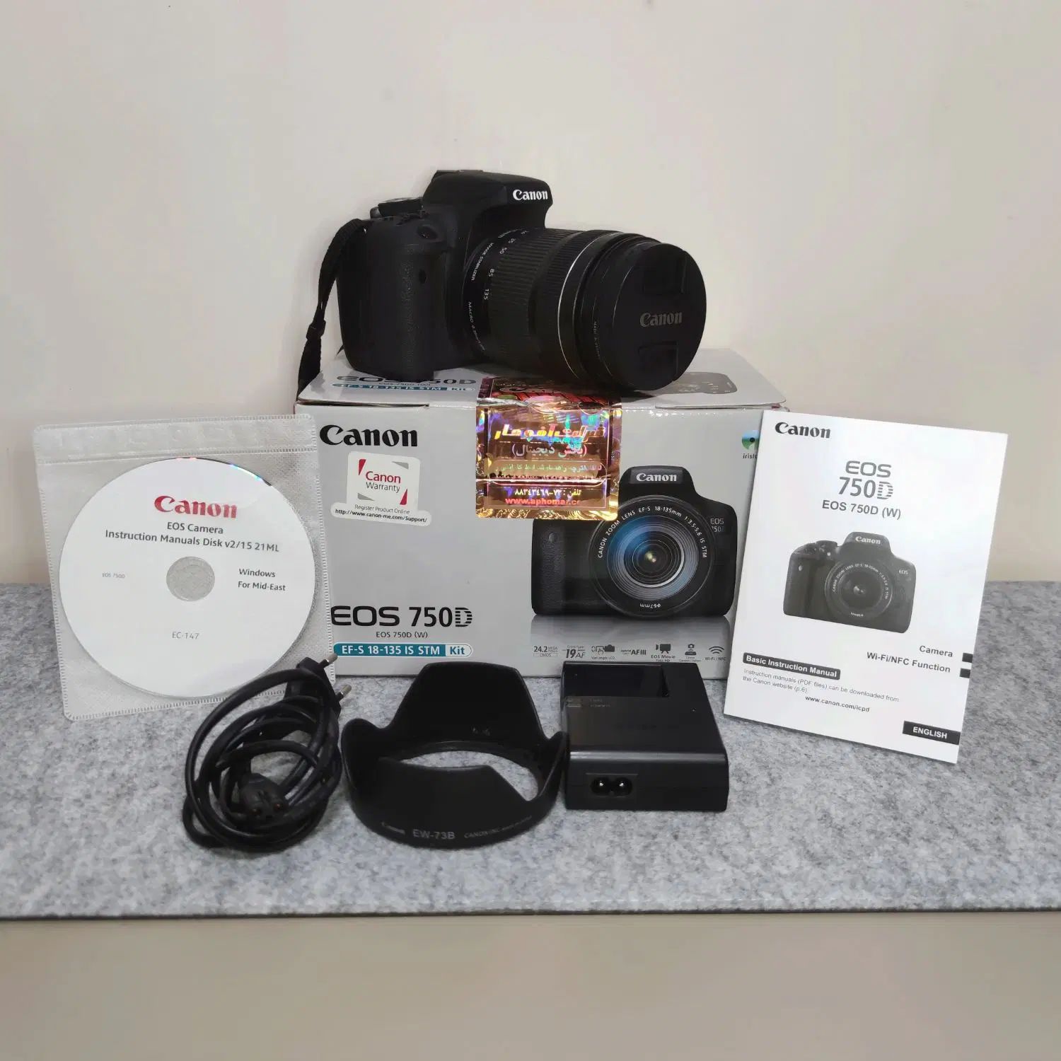 دوربین عکاسی و فیلمبرداری Canon 750d کانن|دوربین عکاسی و فیلم‌برداری|تهران, نیروی هوایی (پیروزی)|دیوار