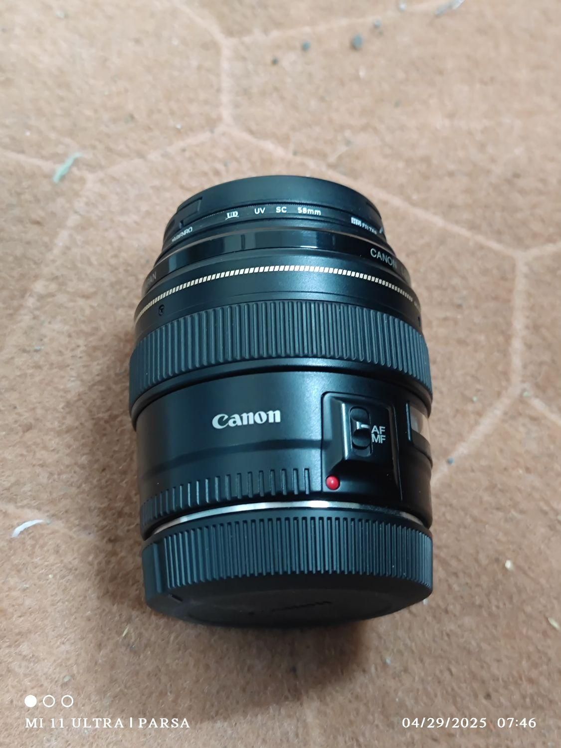 لنز  کانن 85 f1.8 ef|دوربین عکاسی و فیلم‌برداری|تهران, قصر فیروزه ۲|دیوار