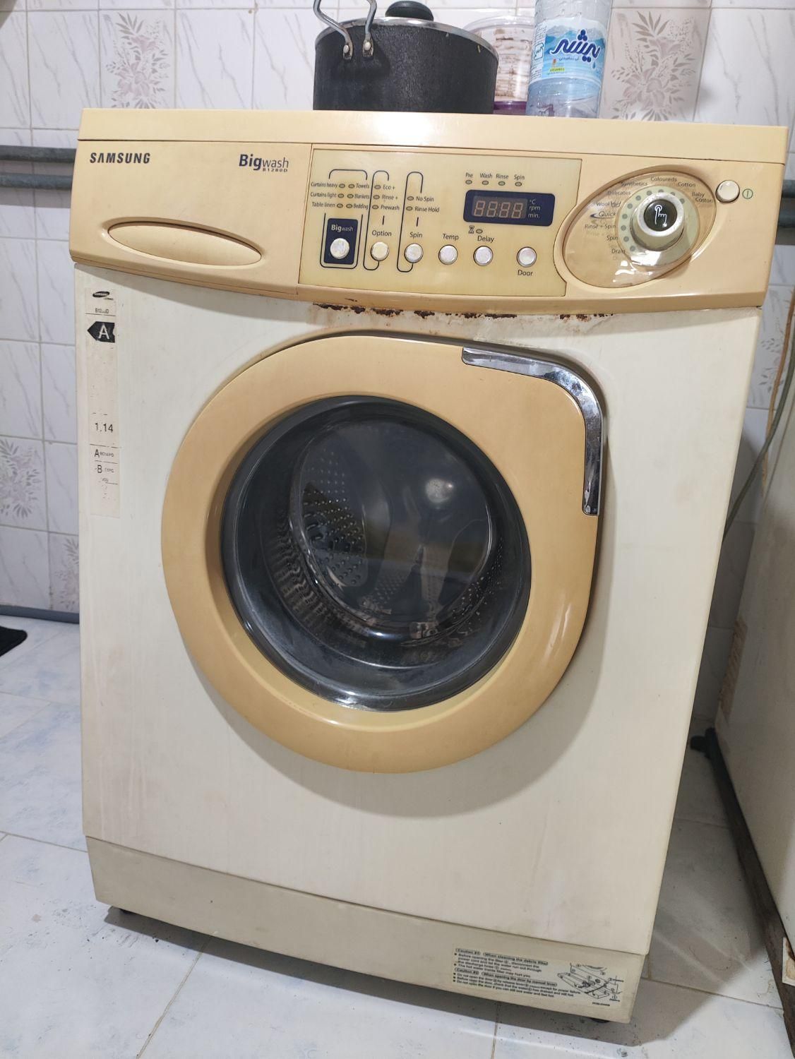 ماشین لباسشویی سامسونگ BigWash + سرویس کامل|ماشین لباسشویی و خشک‌کن لباس|بابل, |دیوار