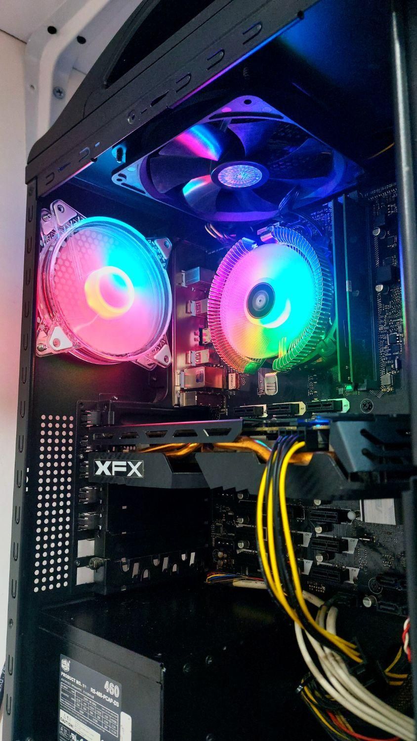 کامپیوتر گیمینگ i3 8100 با rx 580|رایانه رومیزی|زرگرشهر, |دیوار