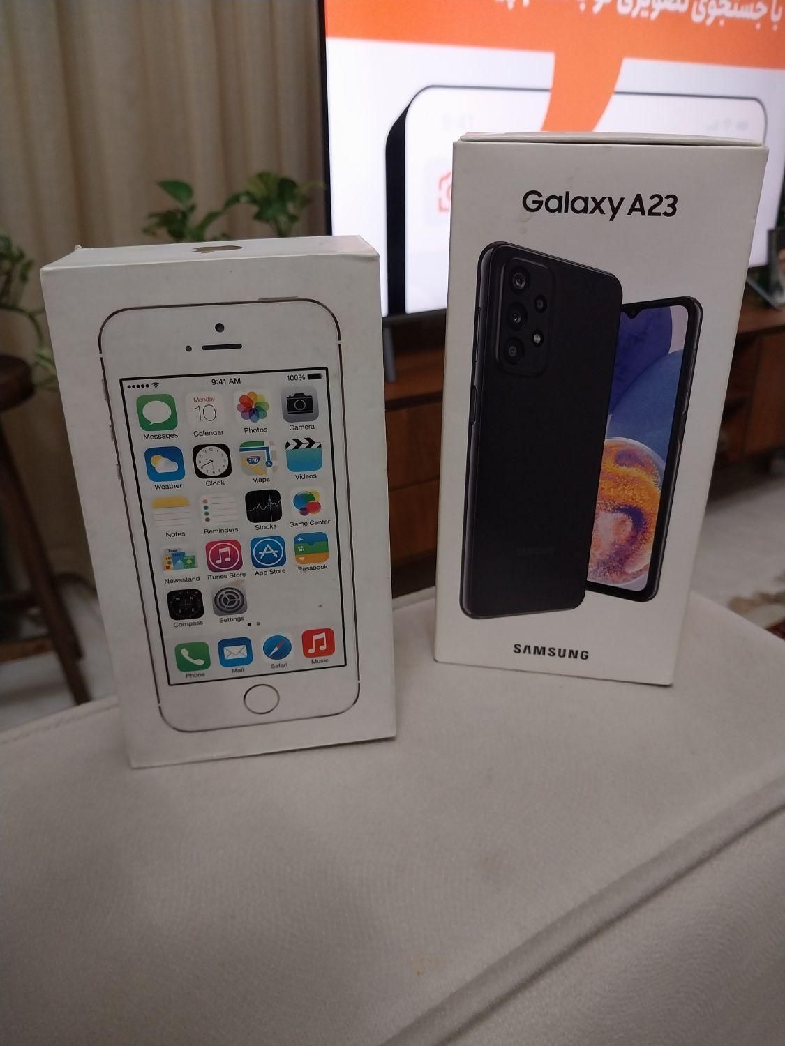 گوشی (A23)  و  گوشی ( iphone5s )|موبایل|تهران, افسریه|دیوار