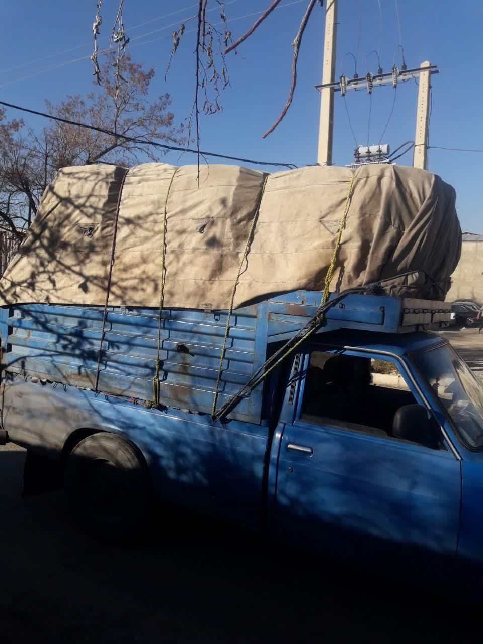 باربری اطمینان / وانت نیسان خاور کارگر|خدمات حمل و نقل|چهارباغ, |دیوار