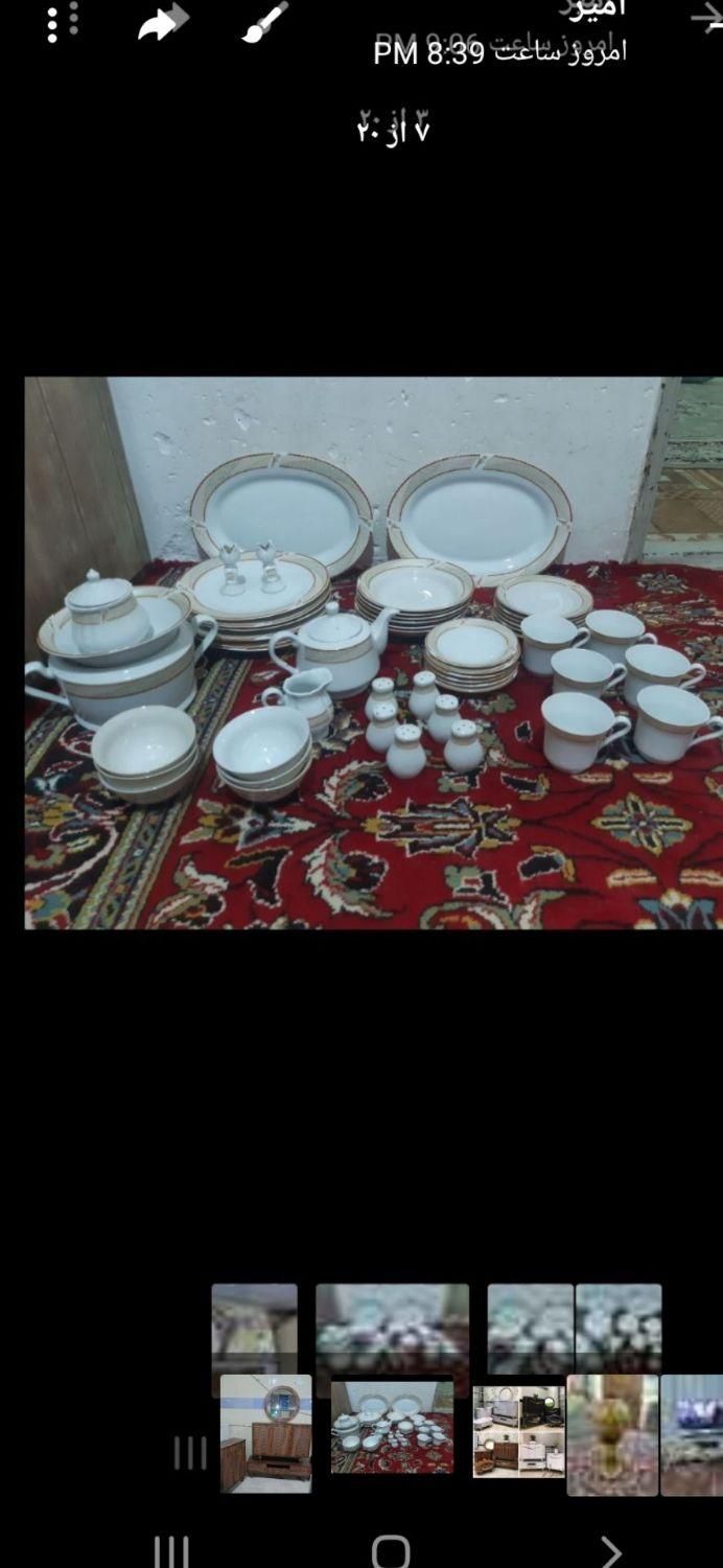 سرویس چینی 6نفره|ظروف سرو و پذیرایی|تربت‌حیدریه, فتح المبین|دیوار