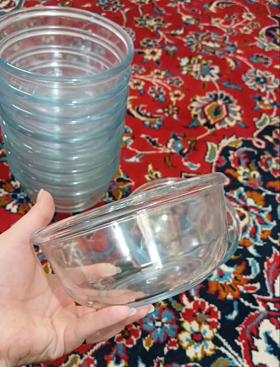 کاسه ابگوشتی بزرگ بلور|ظروف سرو و پذیرایی|اصفهان, ارداجی|دیوار