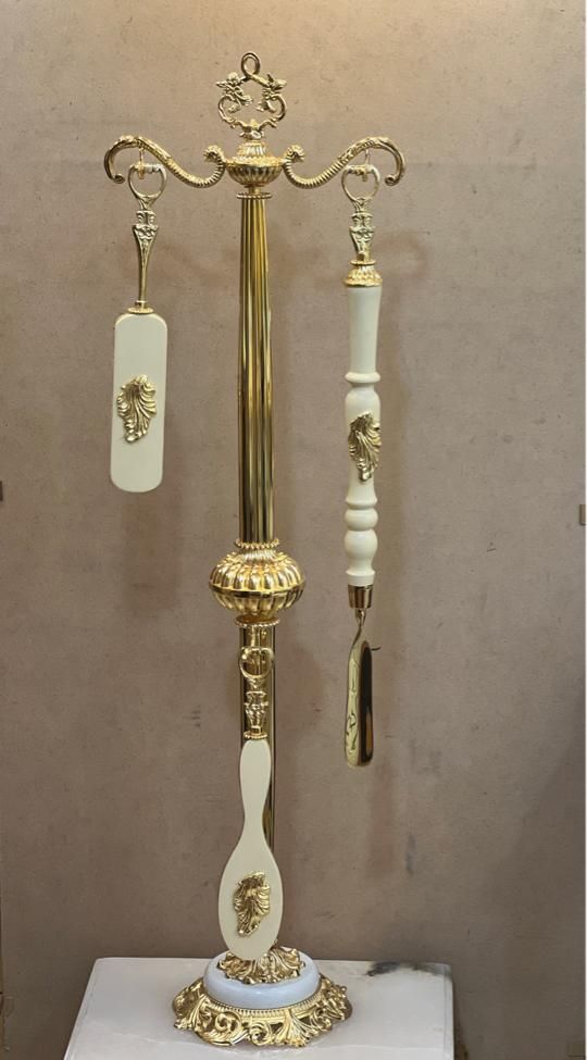 سرویس پاشنه کش ایستاده و دیواری برنز زحل|صنایع دستی و سایر لوازم تزئینی|تهران, منیریه|دیوار