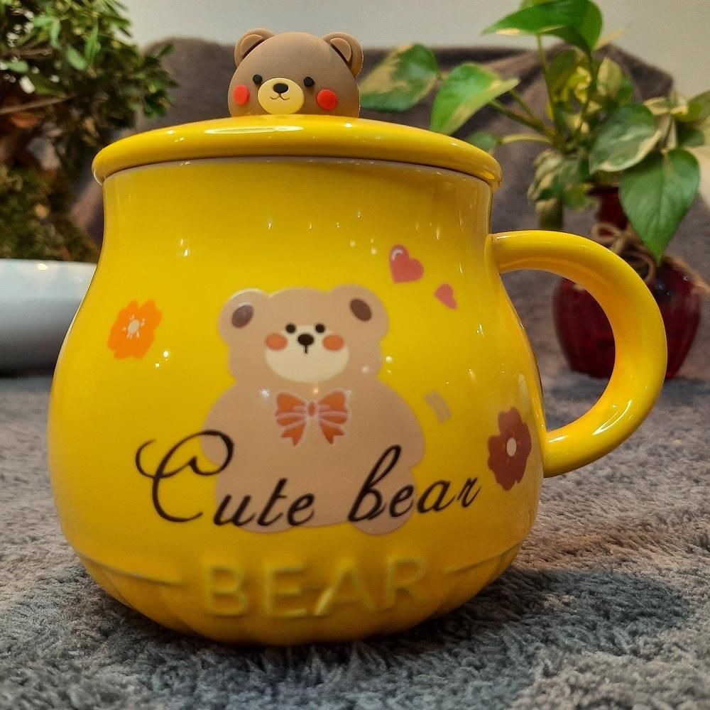 ماگ عروسکی قاشق خرسی مدل Cute Bear|ظروف سرو و پذیرایی|تهران, آشتیانی|دیوار