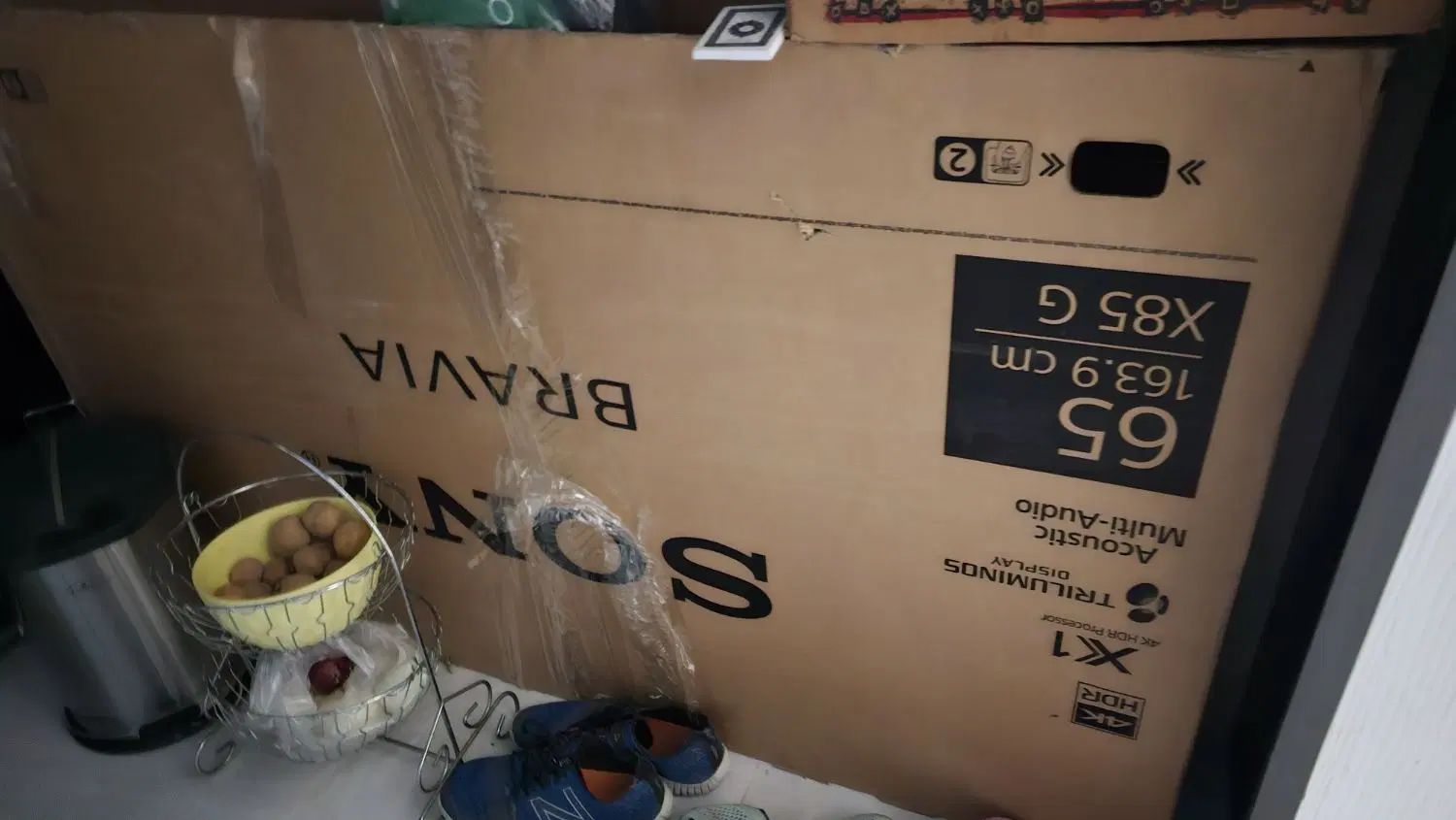 کارتن تلویزیون 65 اینچ|ابزارآلات|اصفهان, مرداویج|دیوار