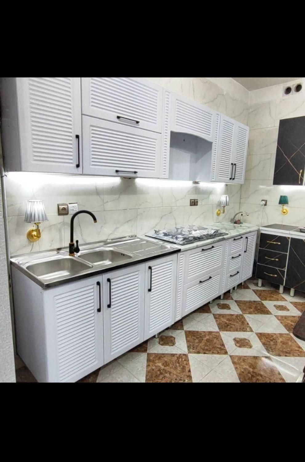 کابینت آماده هود سینک گاز/ام دی اف فلز هایگلاس...|مصالح و تجهیزات ساختمان|خمینیشهر, |دیوار