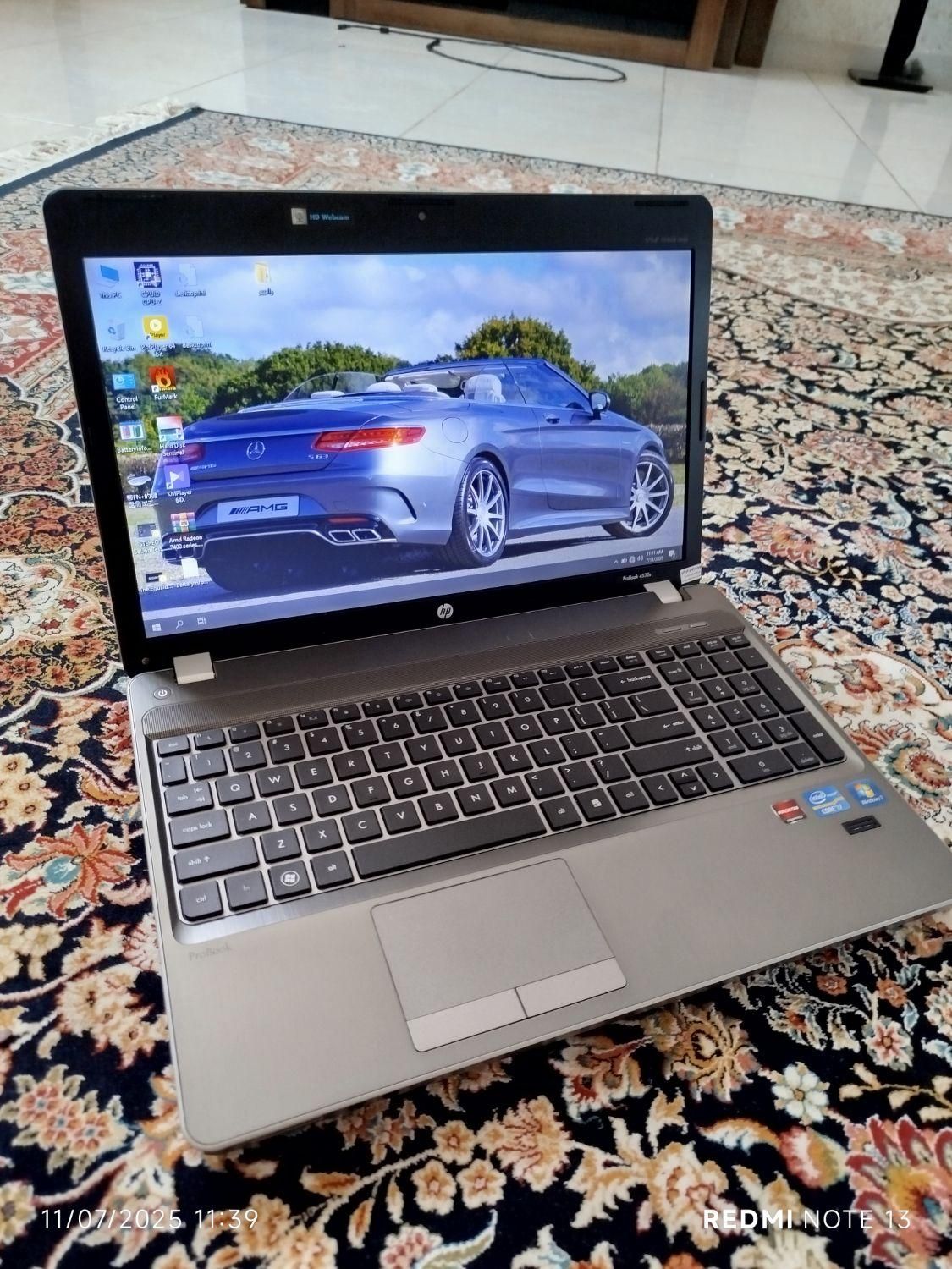 لپناپ قدرتمند و گرافیک دارHP 4530s|رایانه همراه|شیراز, تحویلی|دیوار