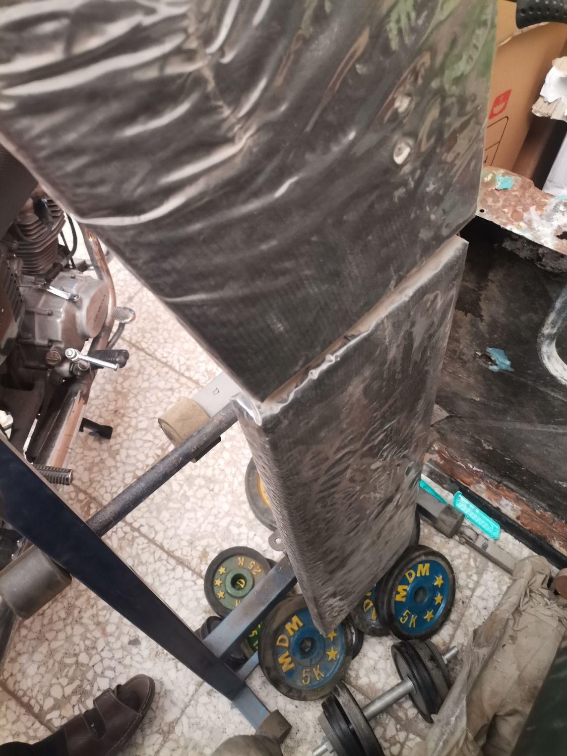 میز پرس سینه با لوازم|تجهیزات ورزشی|قرچک, باقرآباد|دیوار