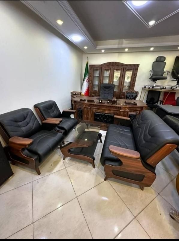 میز مدیریت نوئلیگ + ست اداری + صندلی|مبلمان اداری|دورود, |دیوار