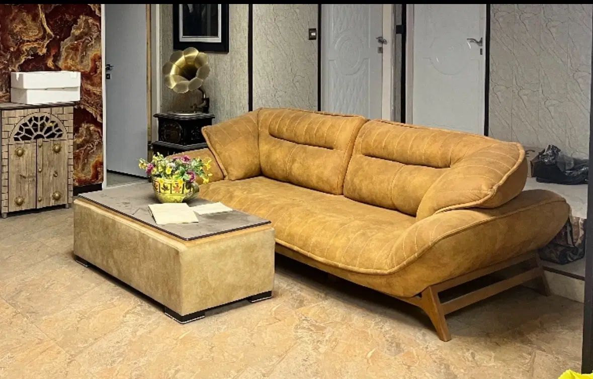 کاناپه تخت خواب شو پارچه ترک این قیمت تا فردا|مبلمان خانگی و میز عسلی|اصفهان, مرداویج|دیوار