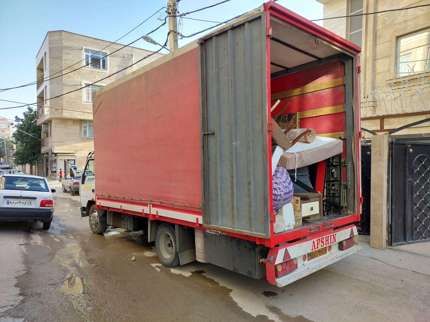 دفتر حمل و نقل (نیسان ،ایسوزو مسقف ۶ متری) باربری|خدمات حمل و نقل|کرمانشاه, |دیوار