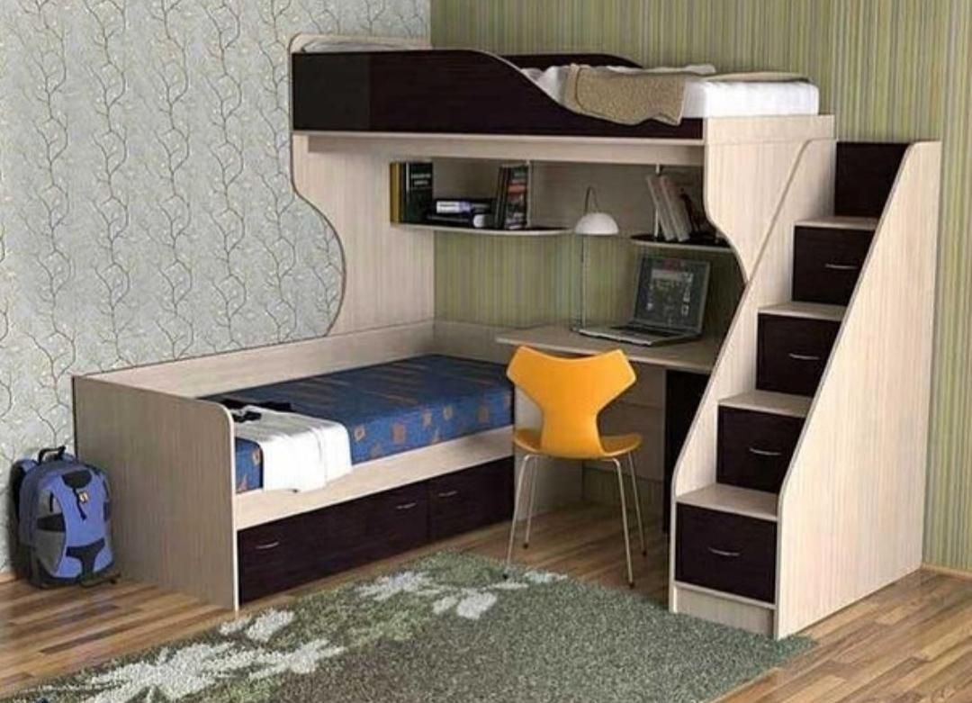 تخت خواب(سرویس خواب)دوطبقه نوجوان|تخت و سرویس خواب|تبریز, |دیوار