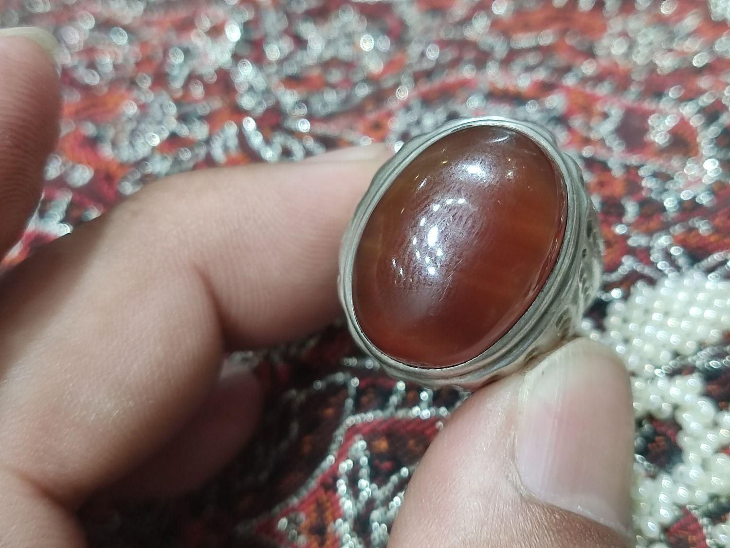 عقیق یمنی کهنه رکاب هفت جوش|بدلیجات|یزد, |دیوار