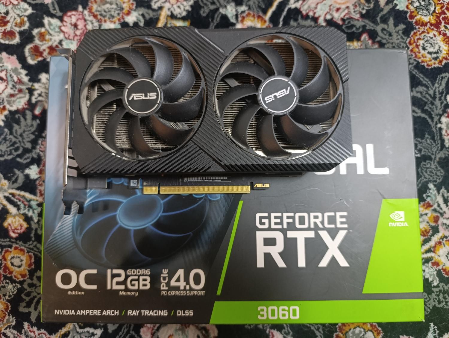 کارت گرافیک ASUS Dual RTX 3060 OC 12GB در حد نو|قطعات و لوازم جانبی رایانه|تهران, حافظیه|دیوار