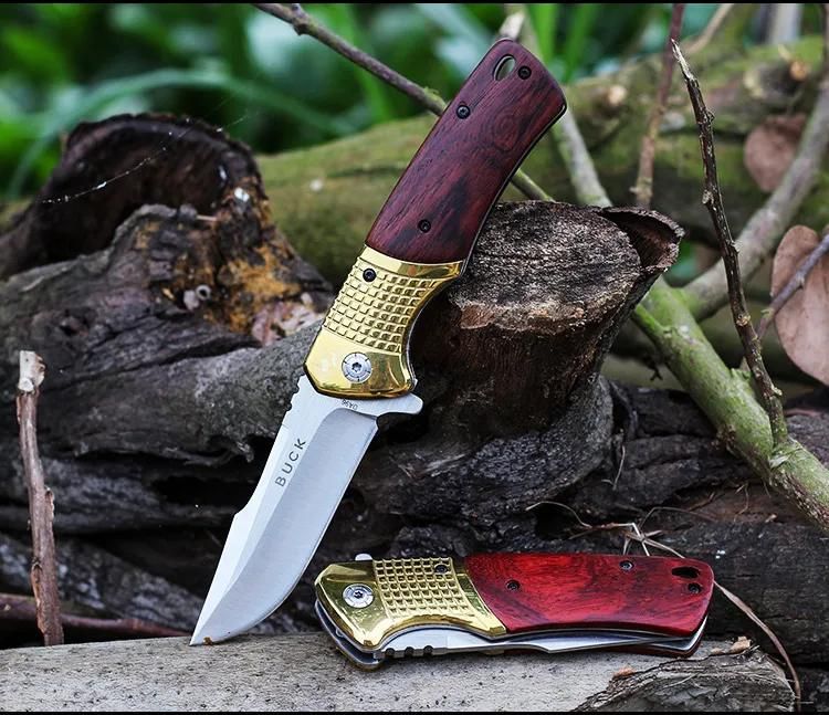 *مجموعهچاقوگلد* چاقو تاشو باک طلایی DA96|کوهنوردی و کمپینگ|مشهد, وکیلآباد|دیوار