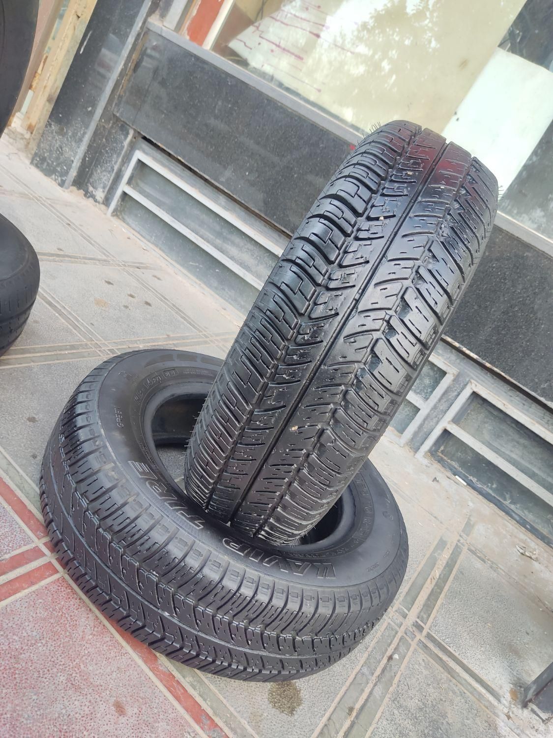 لاستیک کارکرده پراید وانت تیبا175و185|قطعات یدکی و لوازم جانبی|قم, شاه سید علی|دیوار