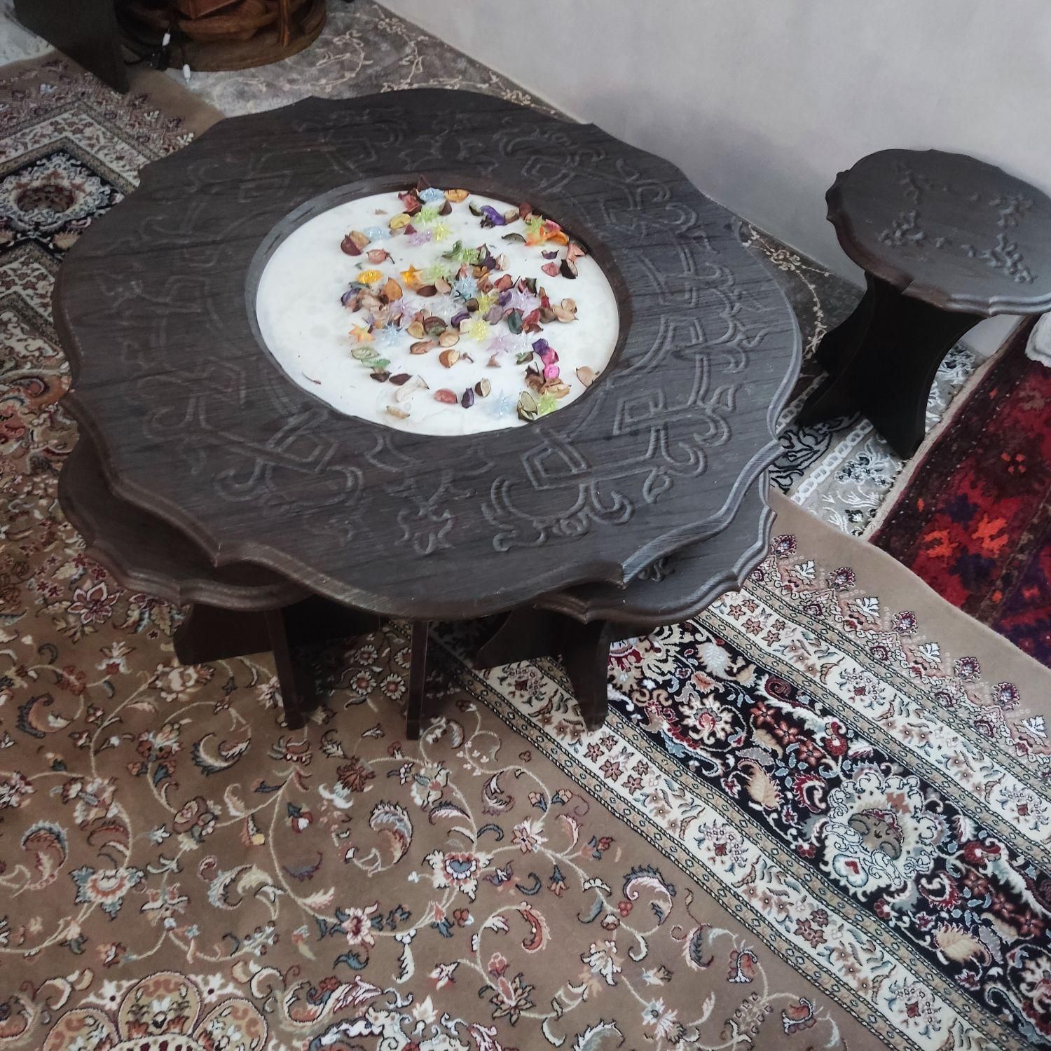 میز جلو مبلی و عسلی|مبلمان خانگی و میز عسلی|قزوین, |دیوار