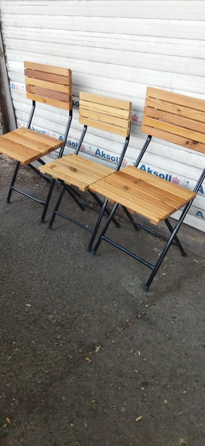 صندلی چوبی تاشو|صندلی و نیمکت|تهران, شهرک ولیعصر جنوبی|دیوار