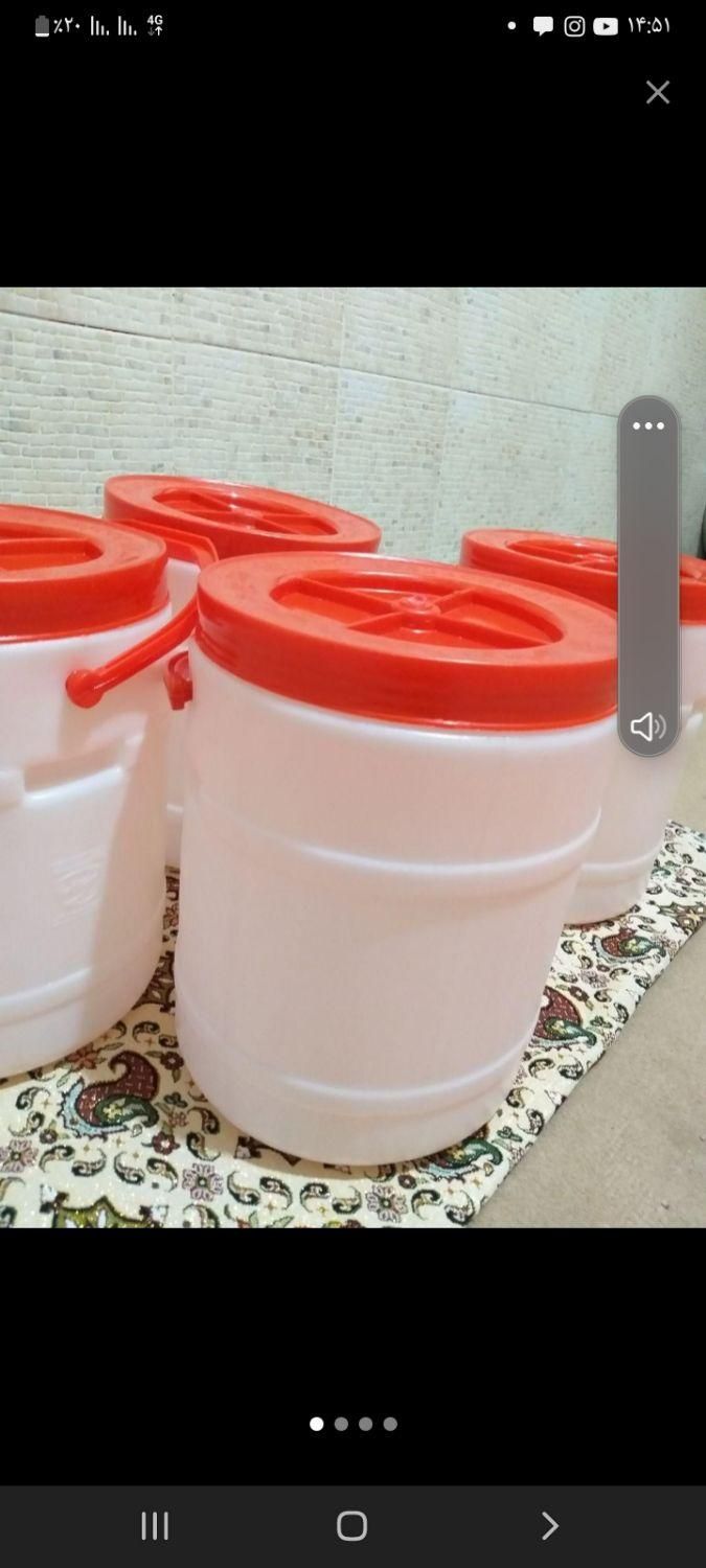 شیشه برای نگه داری مواد غذایی . فروش دبه|ظروف نگهدارنده، پلاستیکی، یک‌بارمصرف|شاهرود, |دیوار