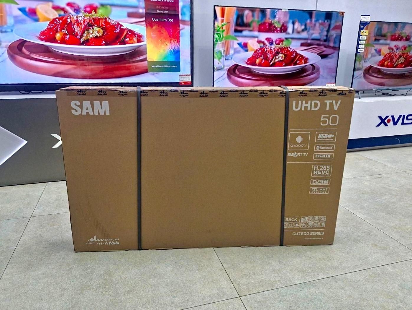 تلویزیون ال ای دی ۵۰ اینچ سام SAM مدل UA50CU7550TH|تلویزیون و پروژکتور|تهران, امانیه|دیوار