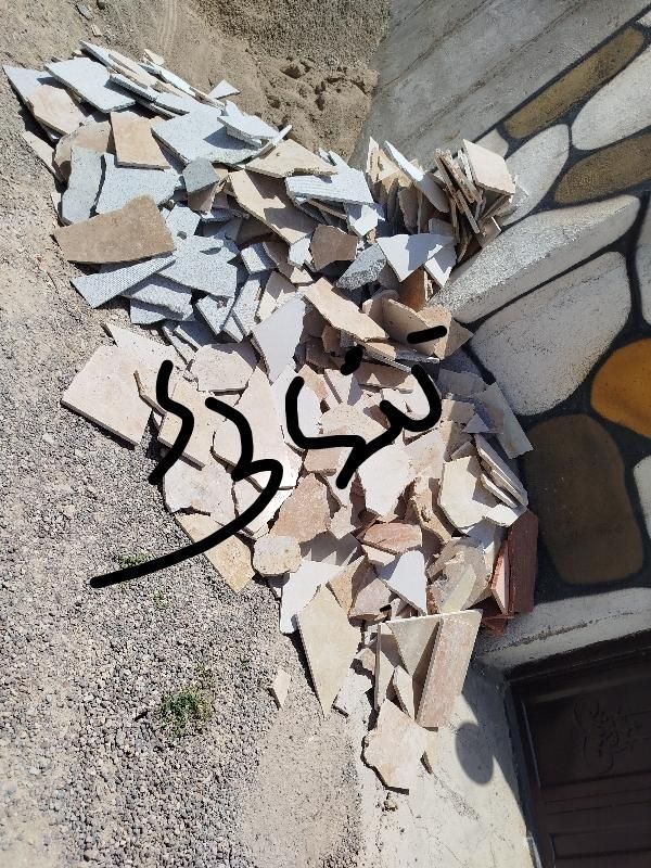 سنگ لاشه رنگی ویلا باغ|مصالح و تجهیزات ساختمان|تبریز, |دیوار