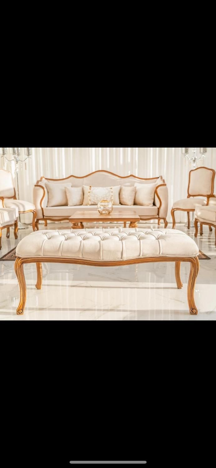 کلاسیک ابزاری فرانسوی کامل همراه با میز|مبلمان خانگی و میز عسلی|مشهد, گرجی علیا|دیوار