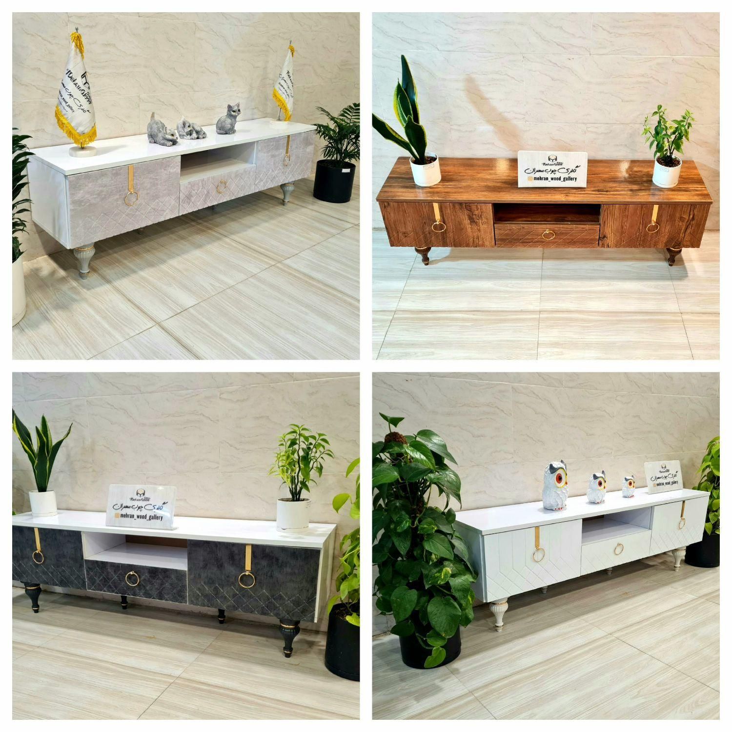 میز تلویزیون مدل رومی قهوه ای گرونتر|میز تلویزیون|مشهد, خواجه ربیع|دیوار