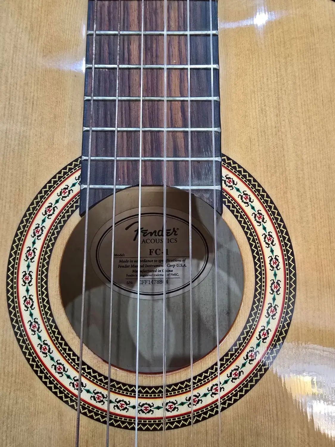 گیتار کلاسیک Fender FC-1|گیتار، بیس، امپلیفایر|تهران, خانی آباد نو شمالی|دیوار