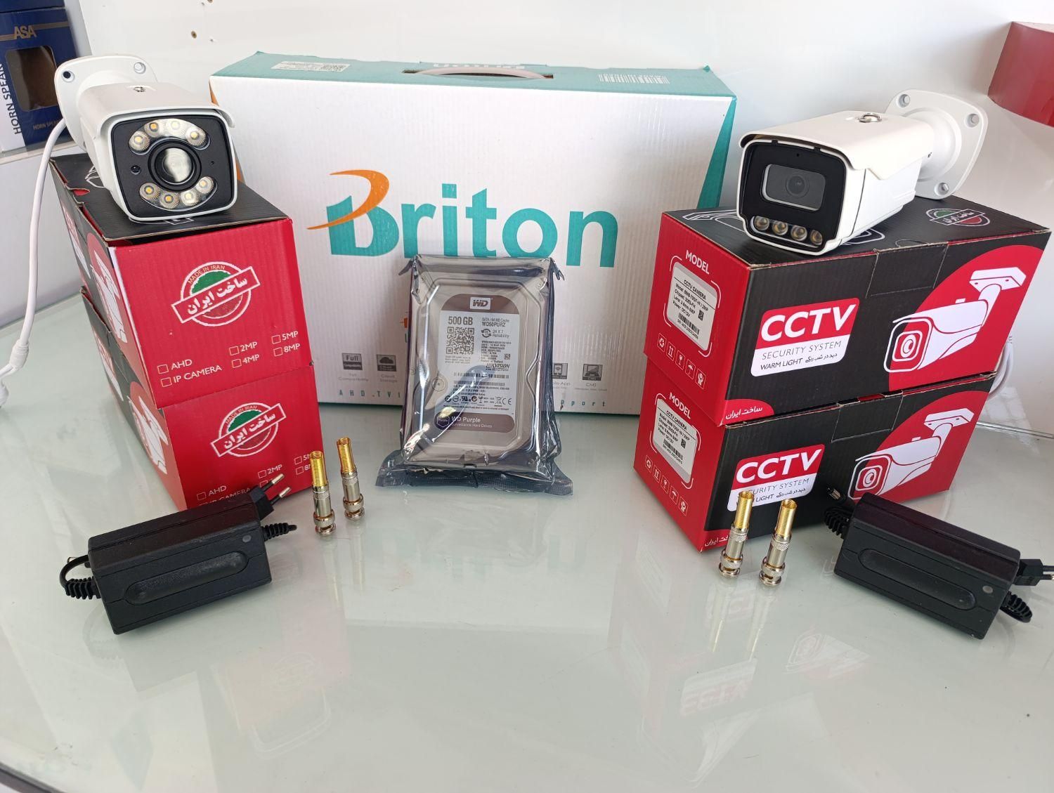 پک4 دوربین مداربسته با تجهیزات کامل|دوربین مداربسته|اصفهان, ملاصدرا|دیوار