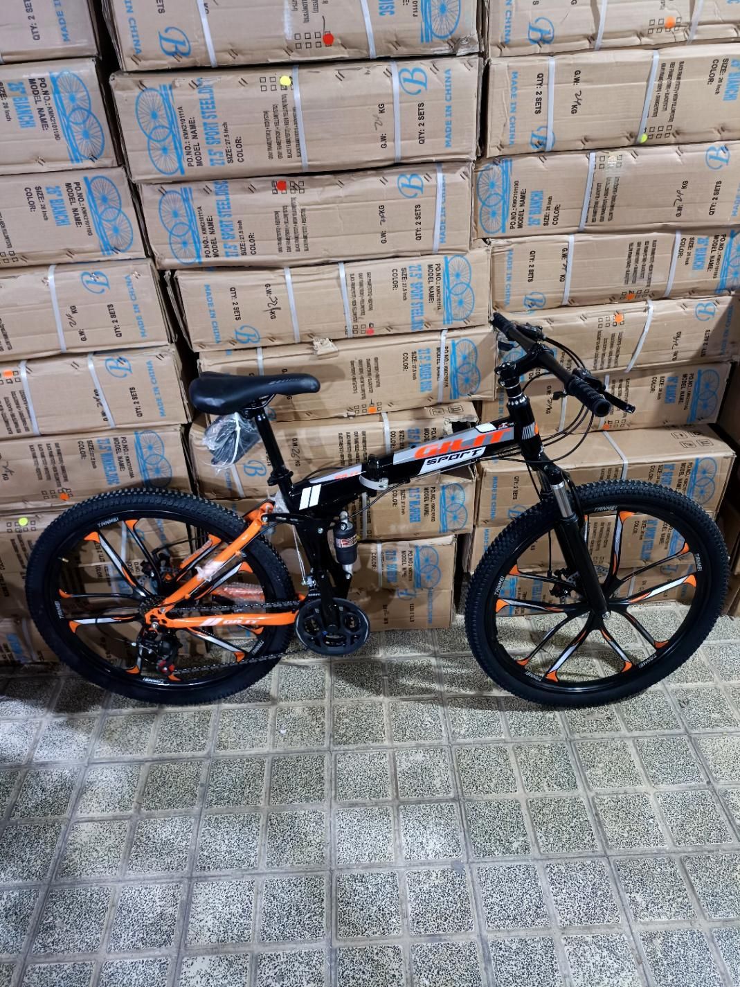 کمک وسط کمک جلو دوچرخه مسافرتی آکبند|دوچرخه، اسکیت، اسکوتر|مشهد, جاهد شهر|دیوار