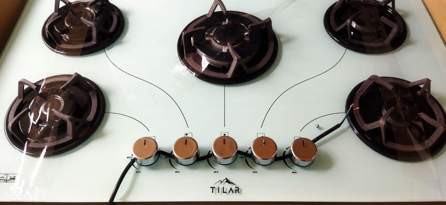 اجاق گاز سفید ۵ شعله|اجاق گاز و لوازم برقی پخت‌وپز|رشت, حمیدیان|دیوار