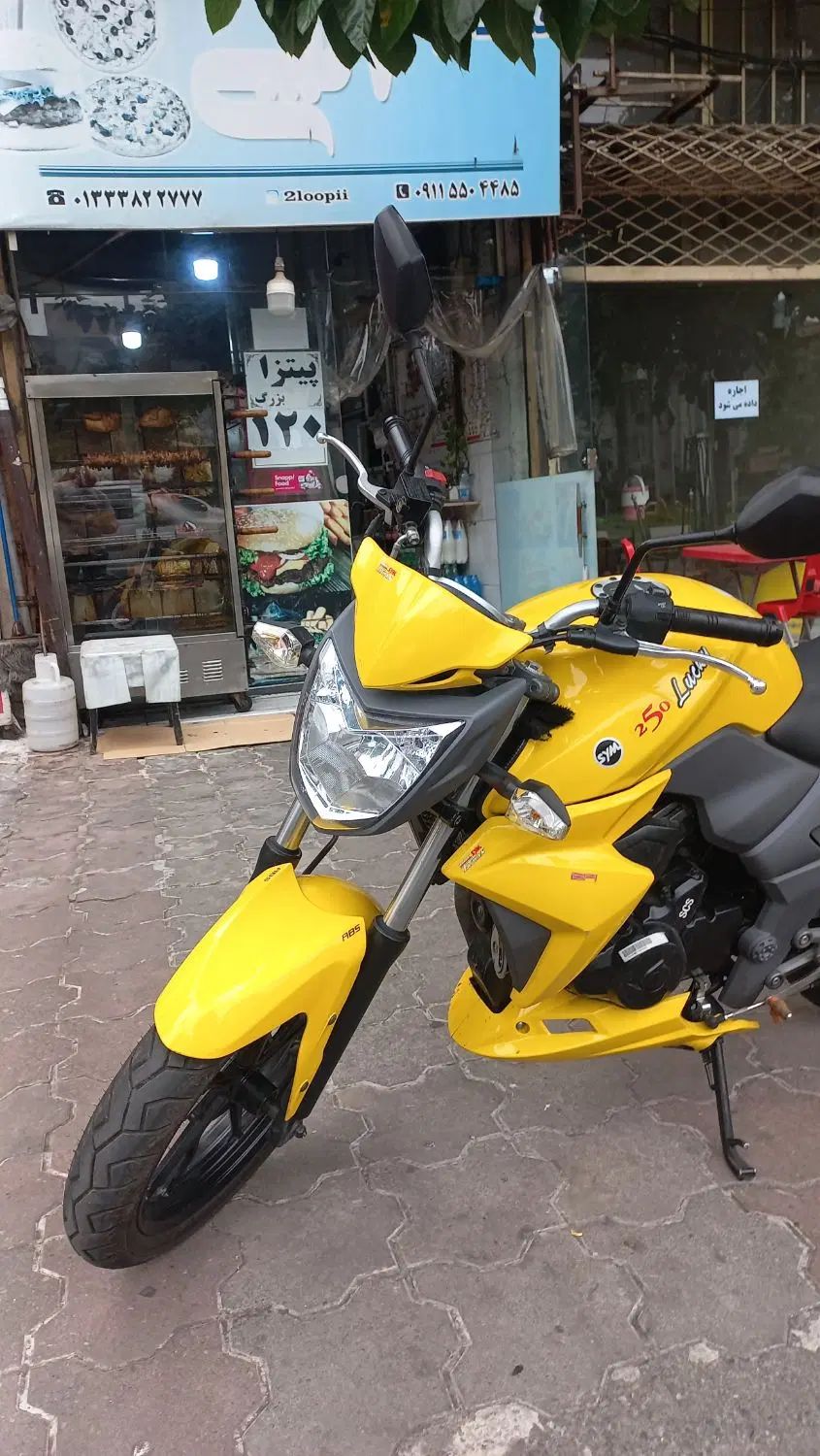 لاکی۲۵۰ (گلکسی)sym|موتورسیکلت|رشت, کوی جام جم|دیوار