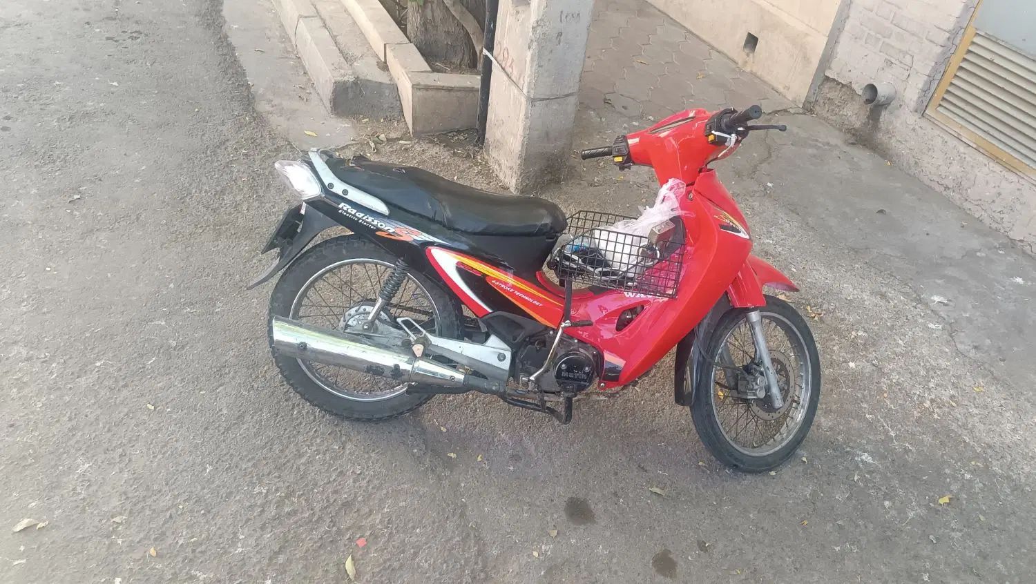موتور متین نیمه اتوماتیک 125 cc بی کلاچ|موتورسیکلت|مشهد, احمدآباد|دیوار