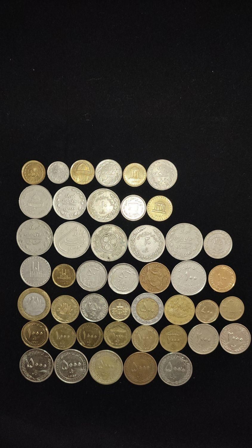 مجموعه  کامل سکه های جمهوری|کلکسیون سکه، تمبر، اسکناس|قم, انصار‌الحسین|دیوار