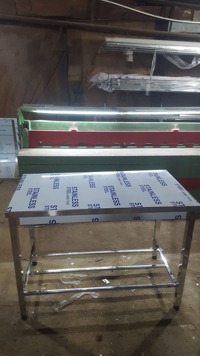 میز کار استیل صنعتی با ابعاد سفارشی|کافی‌شاپ و رستوران|تهران, آذری|دیوار