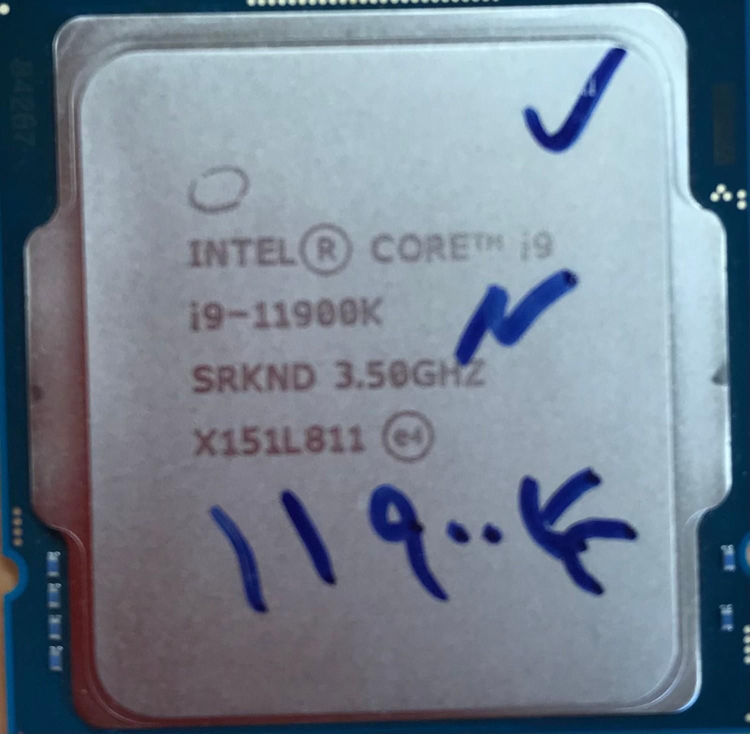 پردازنده i9-11900k cpu|قطعات و لوازم جانبی رایانه|تهران, سرو آزاد|دیوار