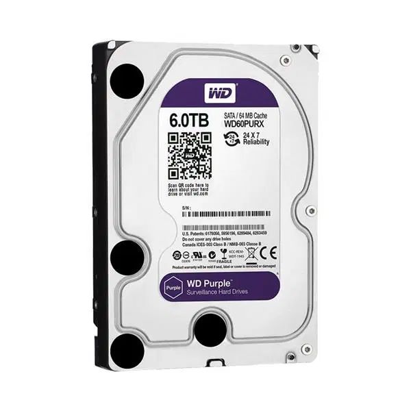 هارد وسترن ۶ ترابایت بنفش Purple 6 tra درحدنو اصلی|قطعات و لوازم جانبی رایانه|اصفهان, شهرک زاینده رود|دیوار