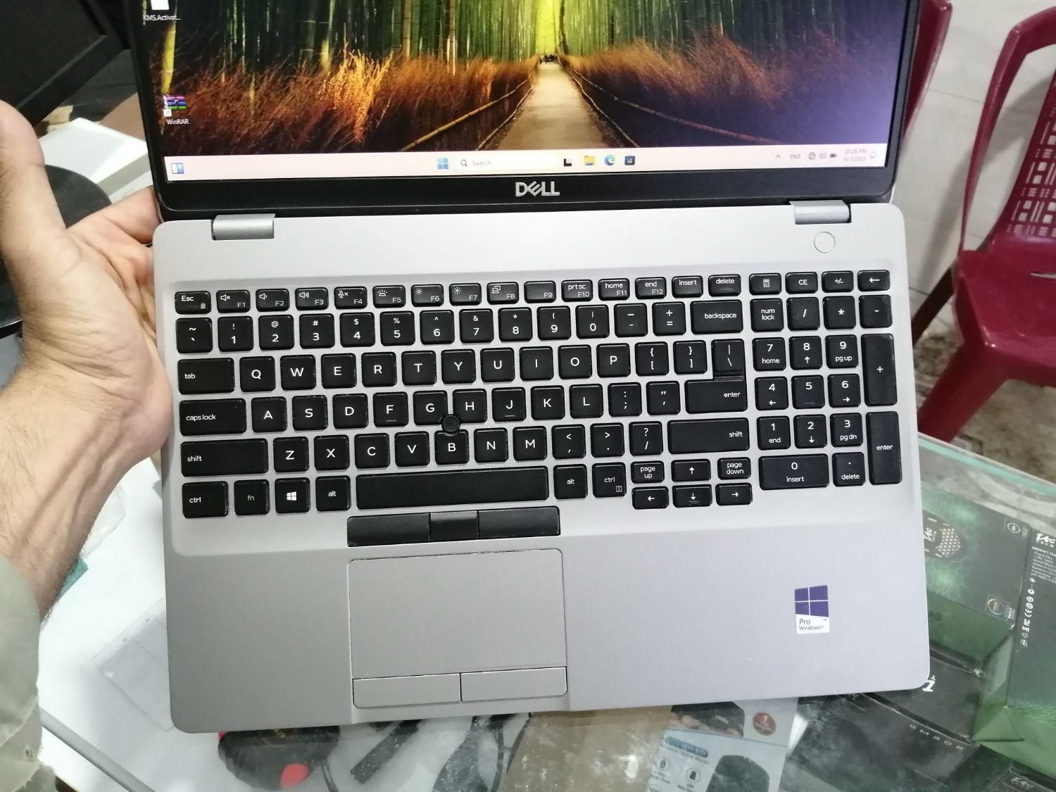 لپتاپ صفحه لمسی Dell corei7 نسل10 رم16 ساخت2020|رایانه همراه|سراوان, |دیوار