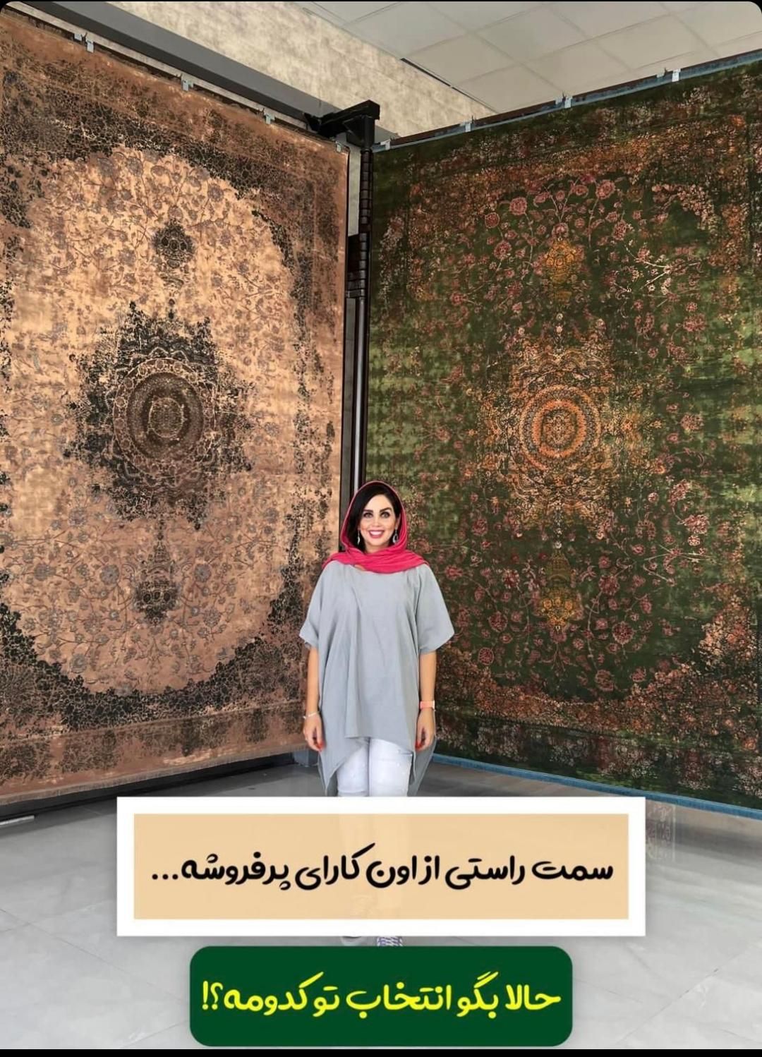 فرش کُلاریس۱۲۰۰ شانه نخ بایرآلمان با گارانتی60ماه|فرش|شیراز, فرهنگیان|دیوار