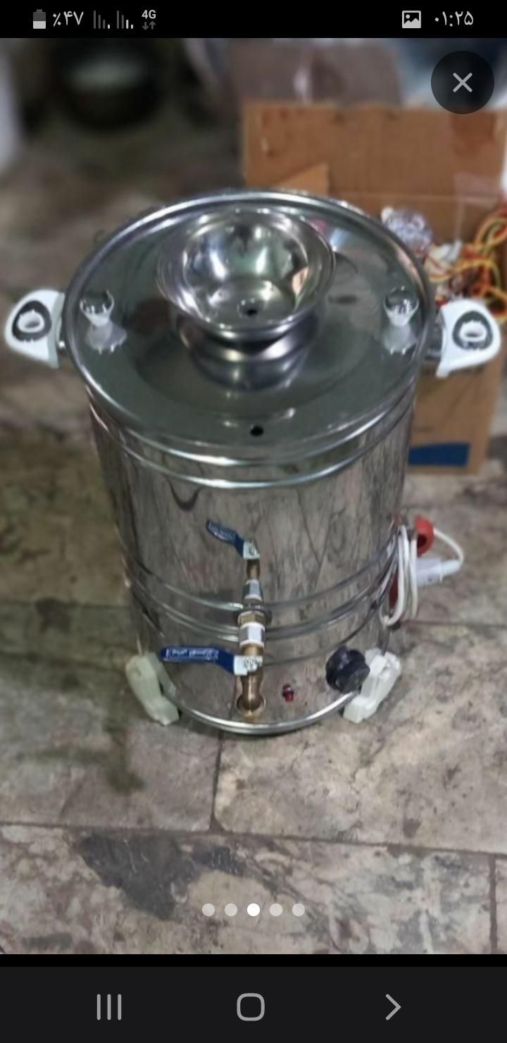 سماور گازی برقی استیل بزرگ مسجد هئیتی|سماور، چای‌ساز، قهوه‌ساز|مشهد, رسالت|دیوار